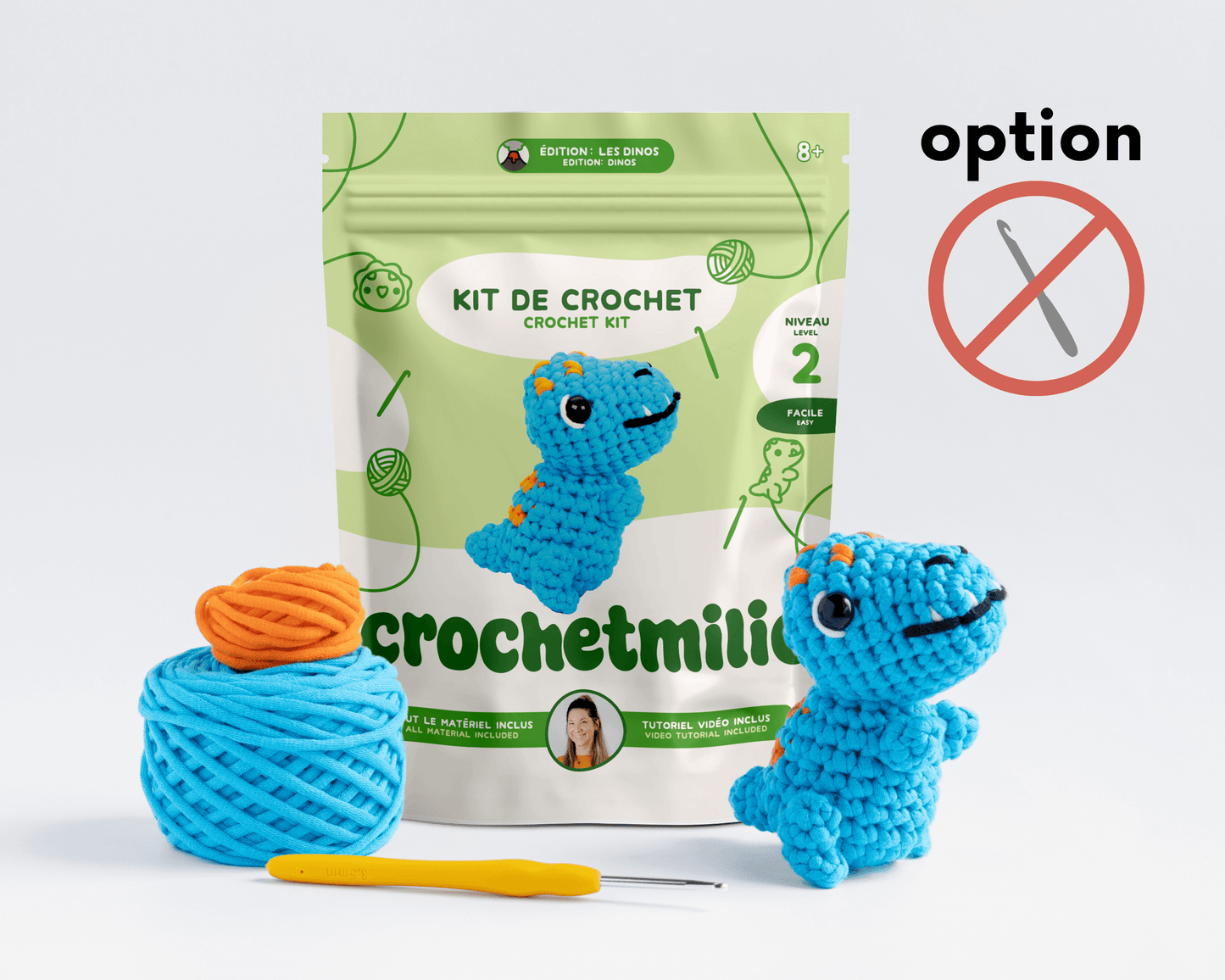 Kit de crochet - Le P'tit Rex