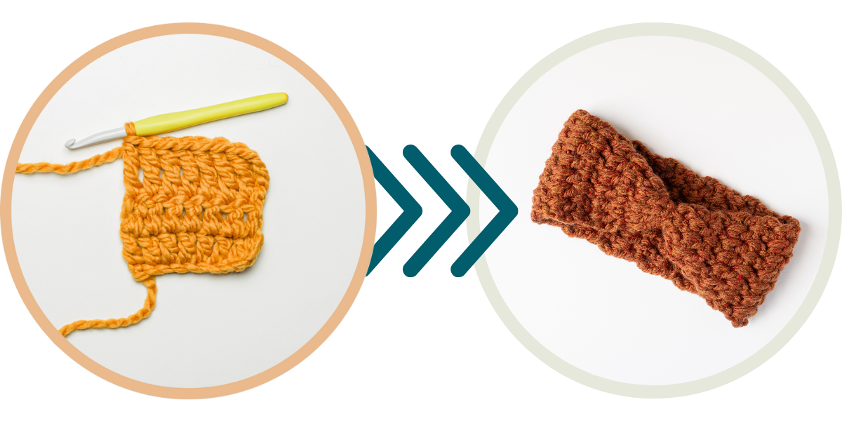 <p>Stretched stitches for quick projects. </p><p><strong>Project #8:</strong> The Headband</p>