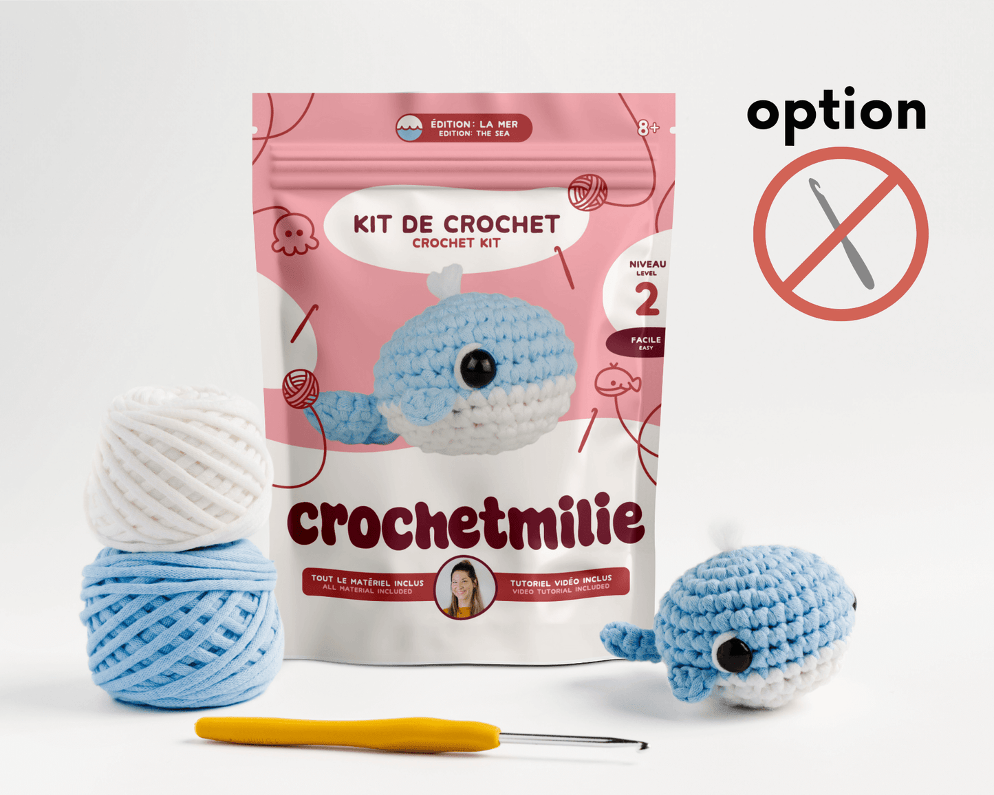 Kit de crochet - La baleine