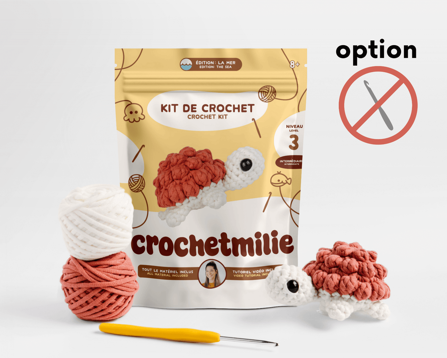 Kit de crochet - La tortue