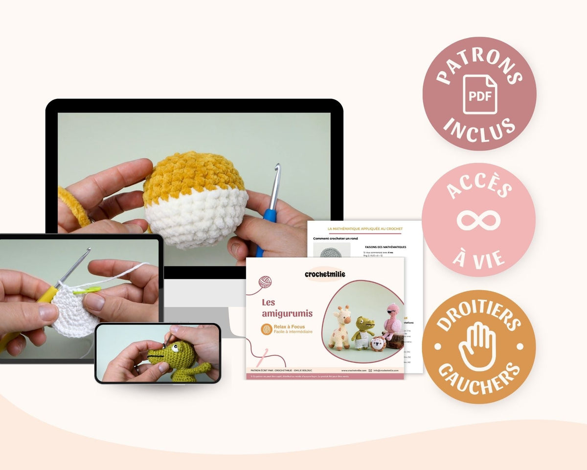 Cours de crochet "Les Amigurumis" - Crochetmilie