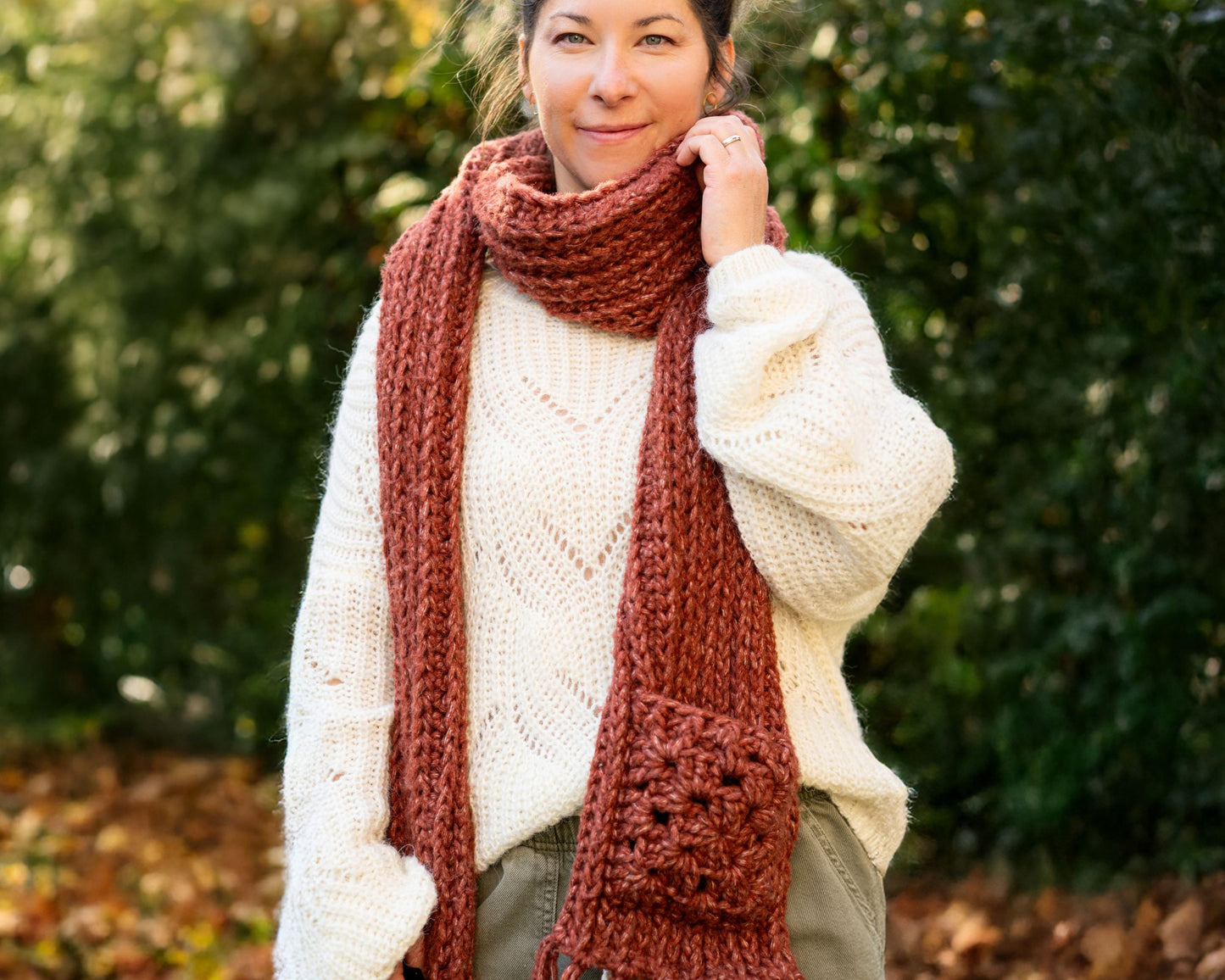 Patron au crochet - Le foulard douillet