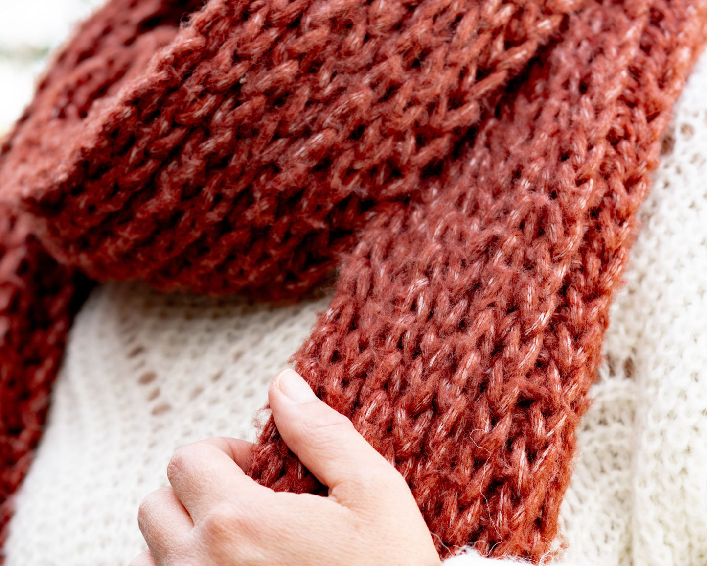 Patron au crochet - Le foulard douillet