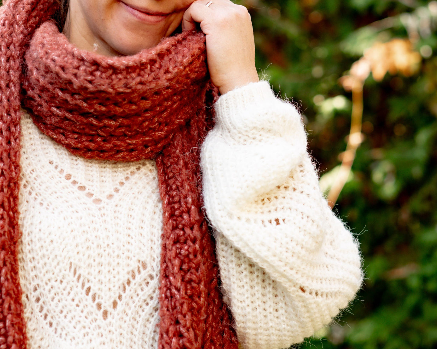Patron au crochet - Le foulard douillet