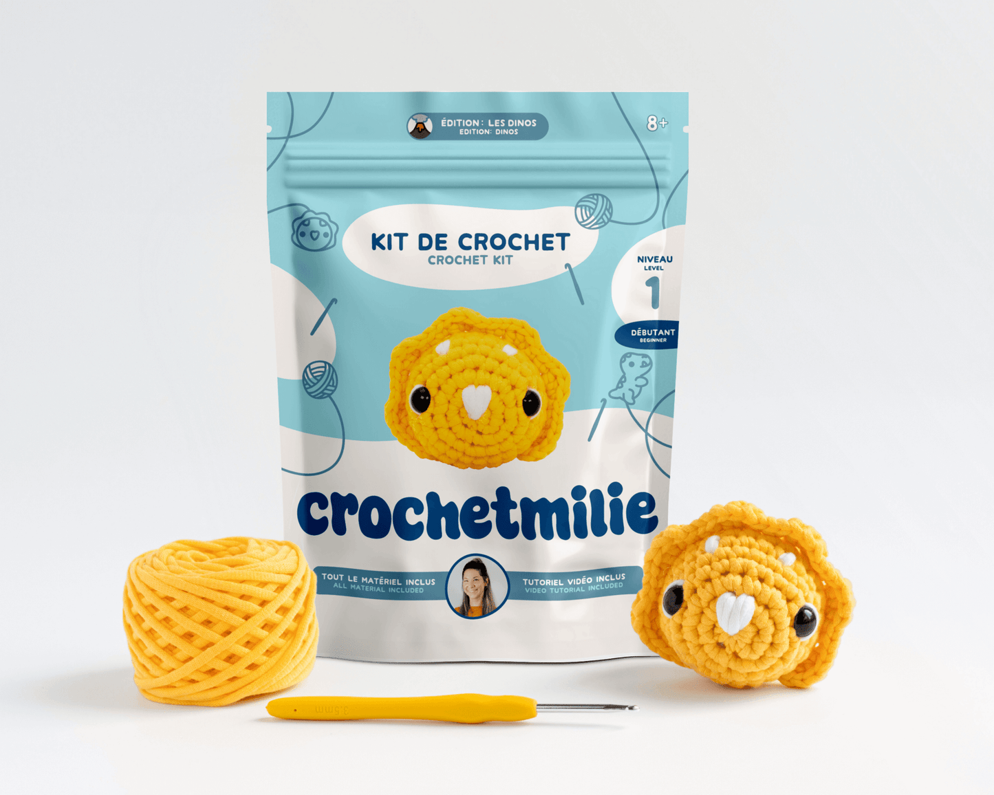 La collection de l'édition: "Les dinos" - Crochetmilie