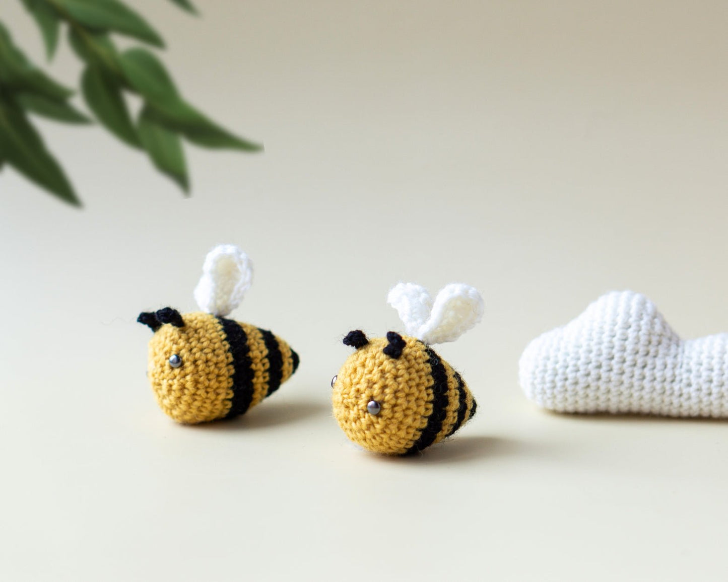Patron au crochet - Abeille et nuage - Crochetmilie