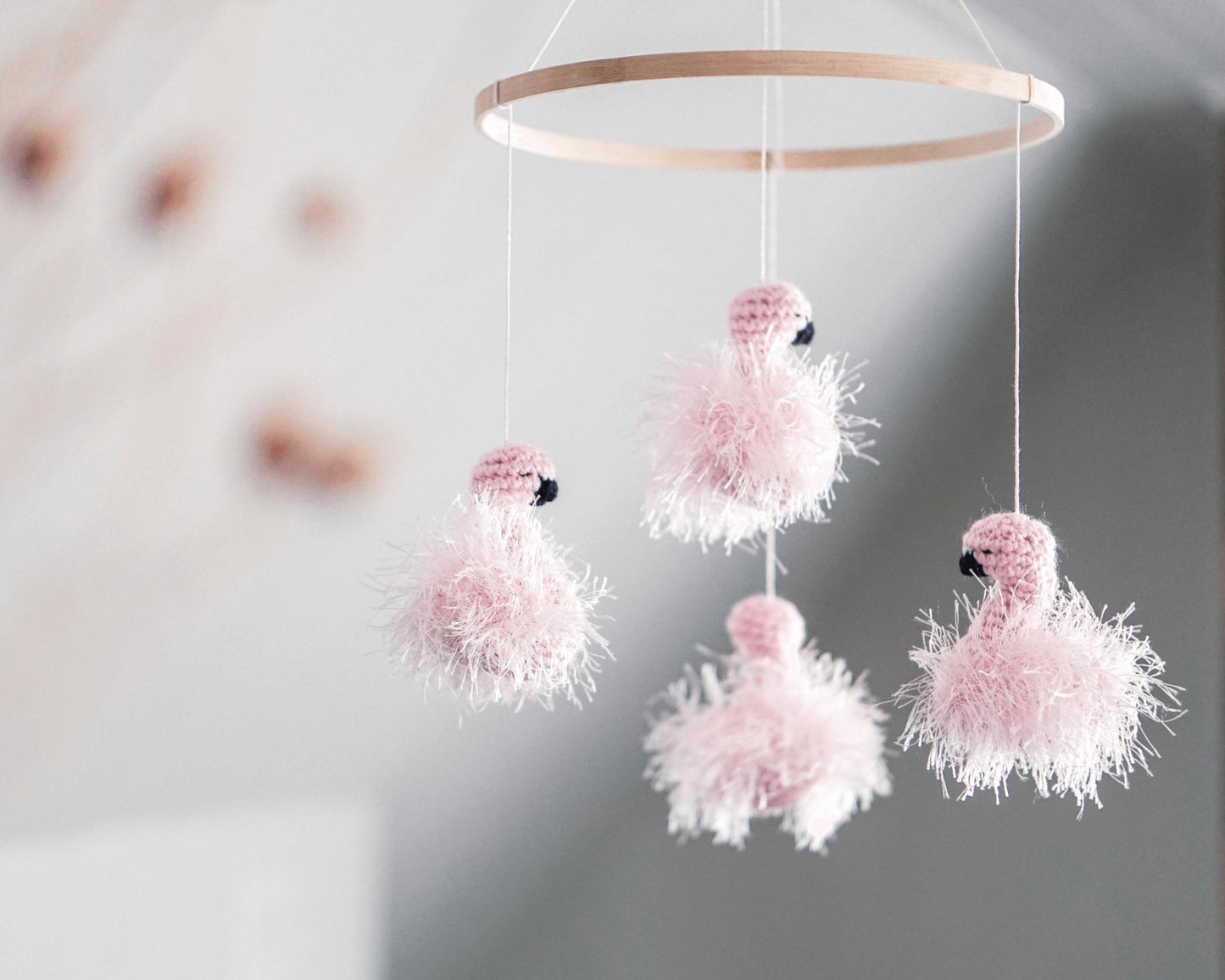 Mobile Les flamants dansants - Fait à la main - Crochetmilie