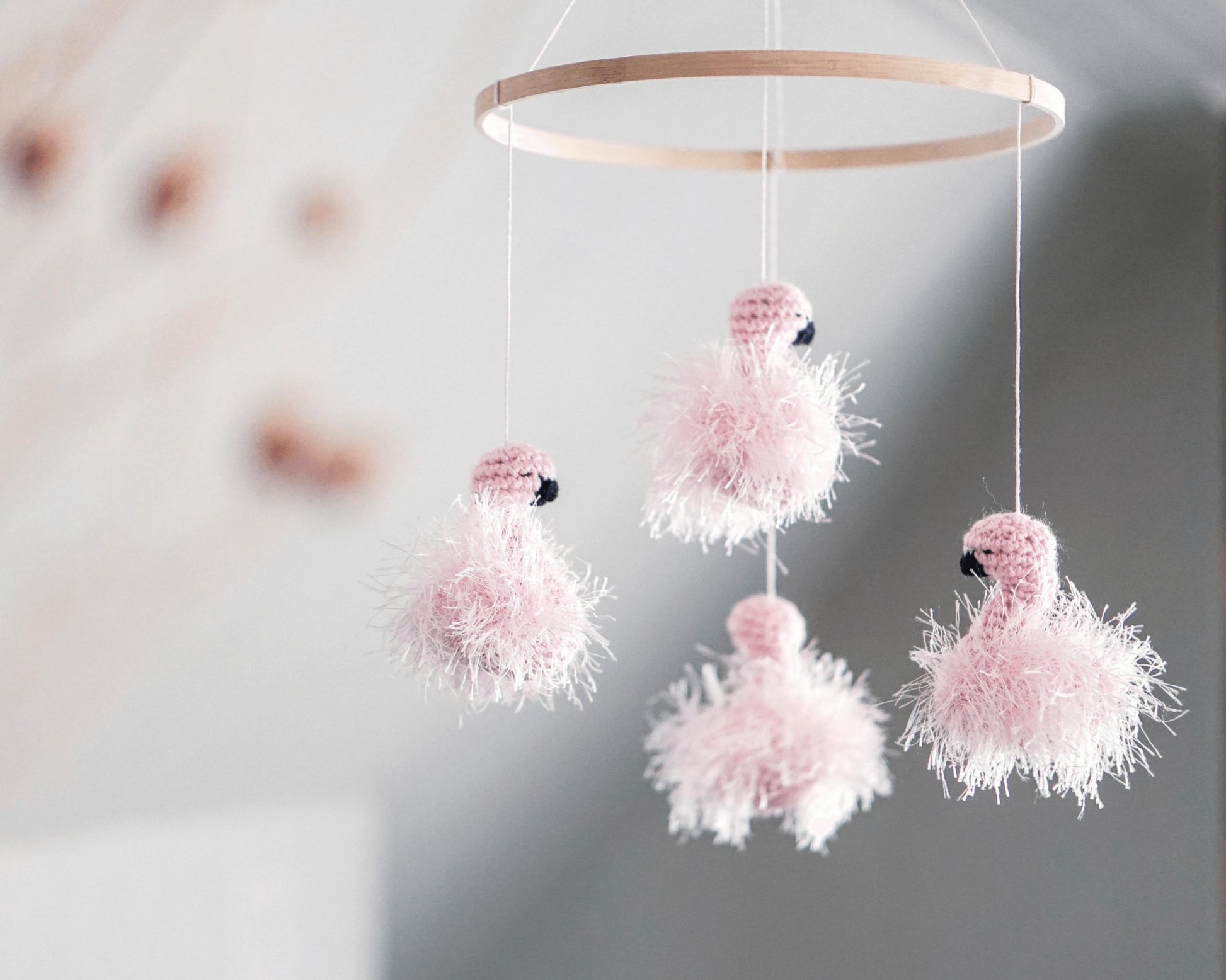 Mobile Les flamants dansants - Fait à la main - Crochetmilie