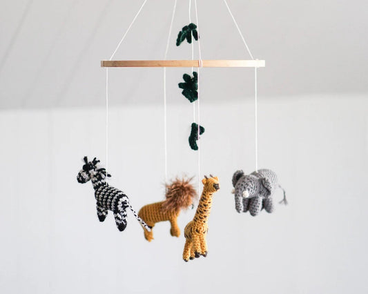 Mobile Mon Premier Safari - Fait à la main - Crochetmilie