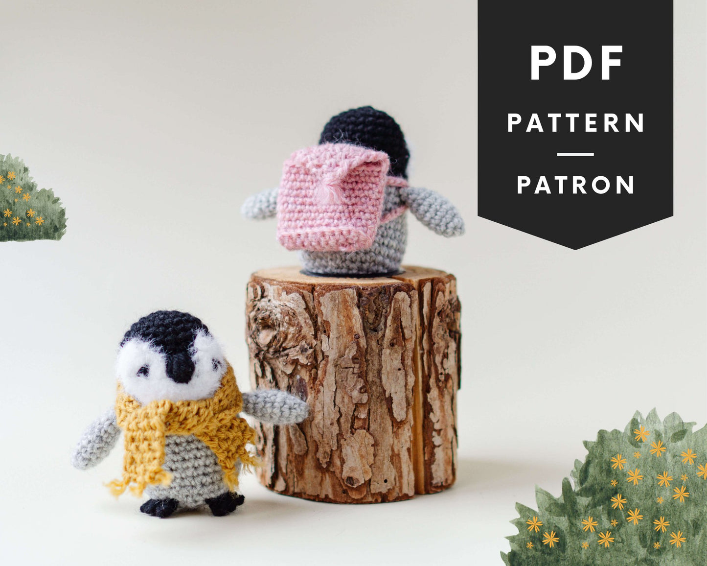 Patron au crochet - Fitz le Pingouin - Crochetmilie