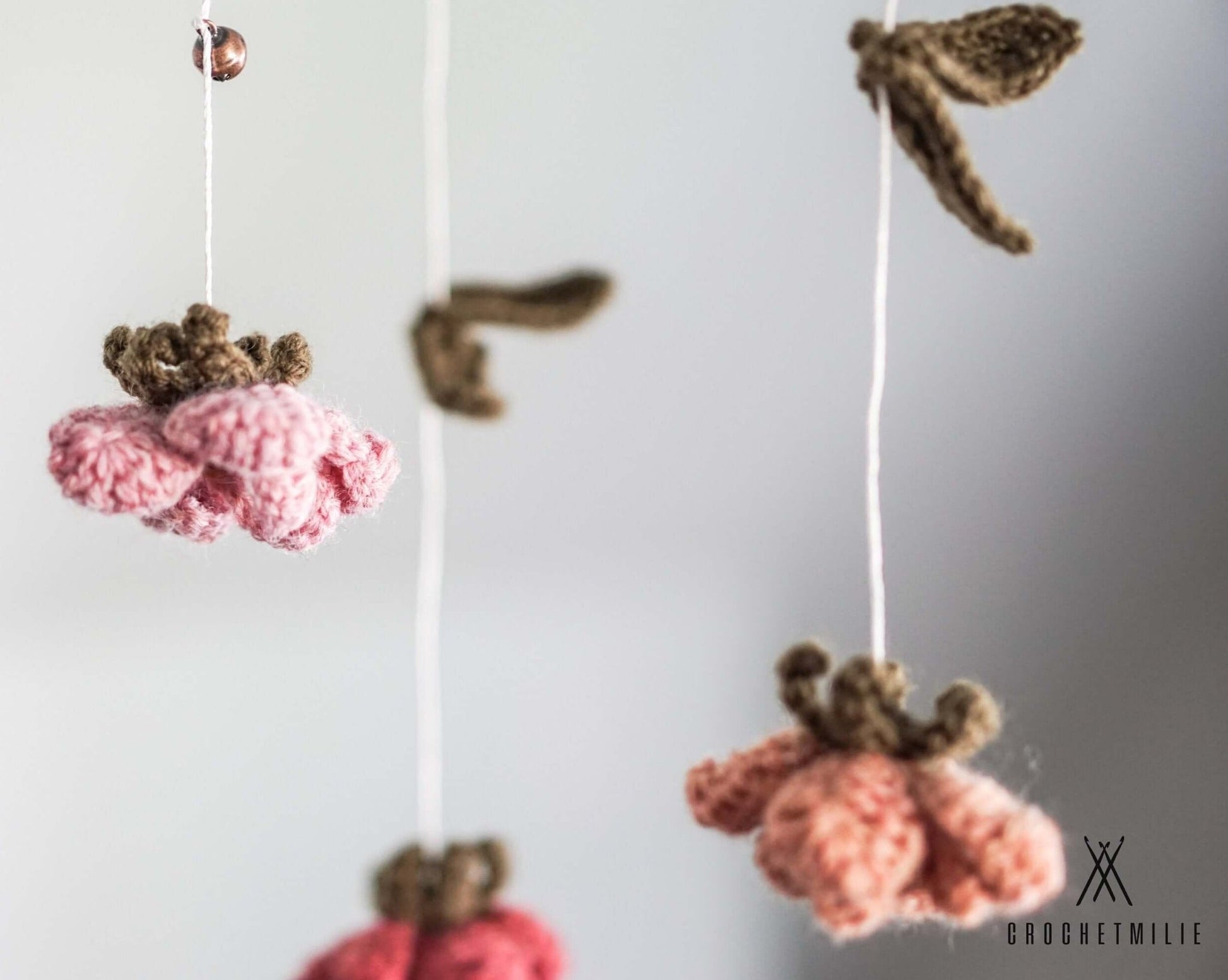 Patron au crochet - Fleur et Feuilles - Crochetmilie
