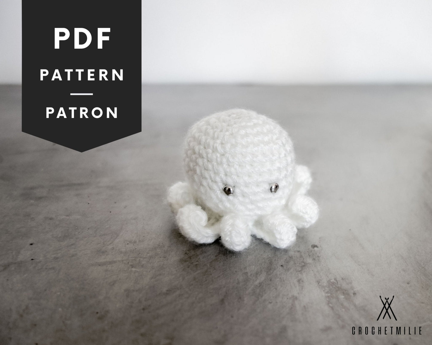 Patron au crochet - La petite pieuvre - Crochetmilie