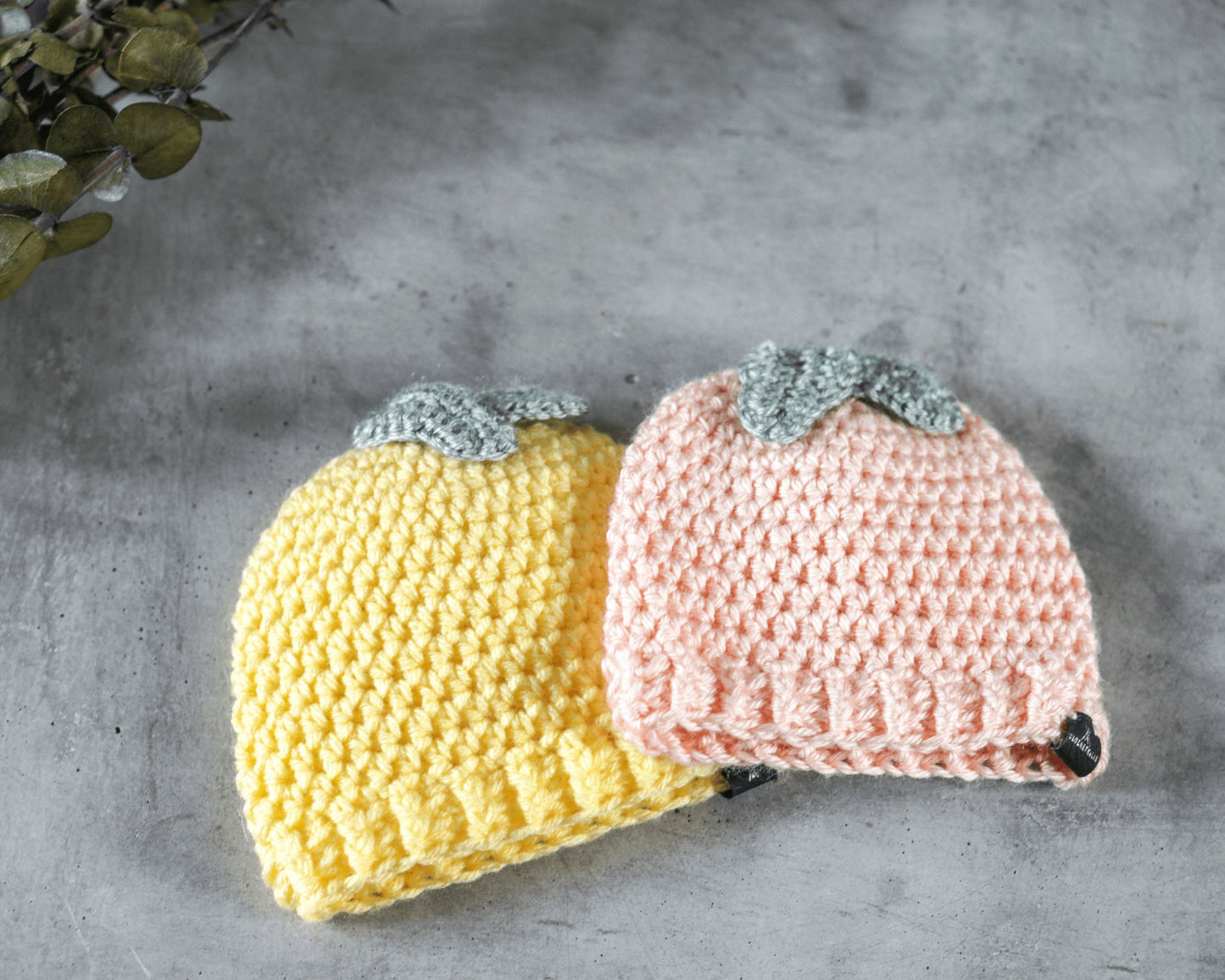 Patron au crochet - La tuque citron et pêche - Crochetmilie