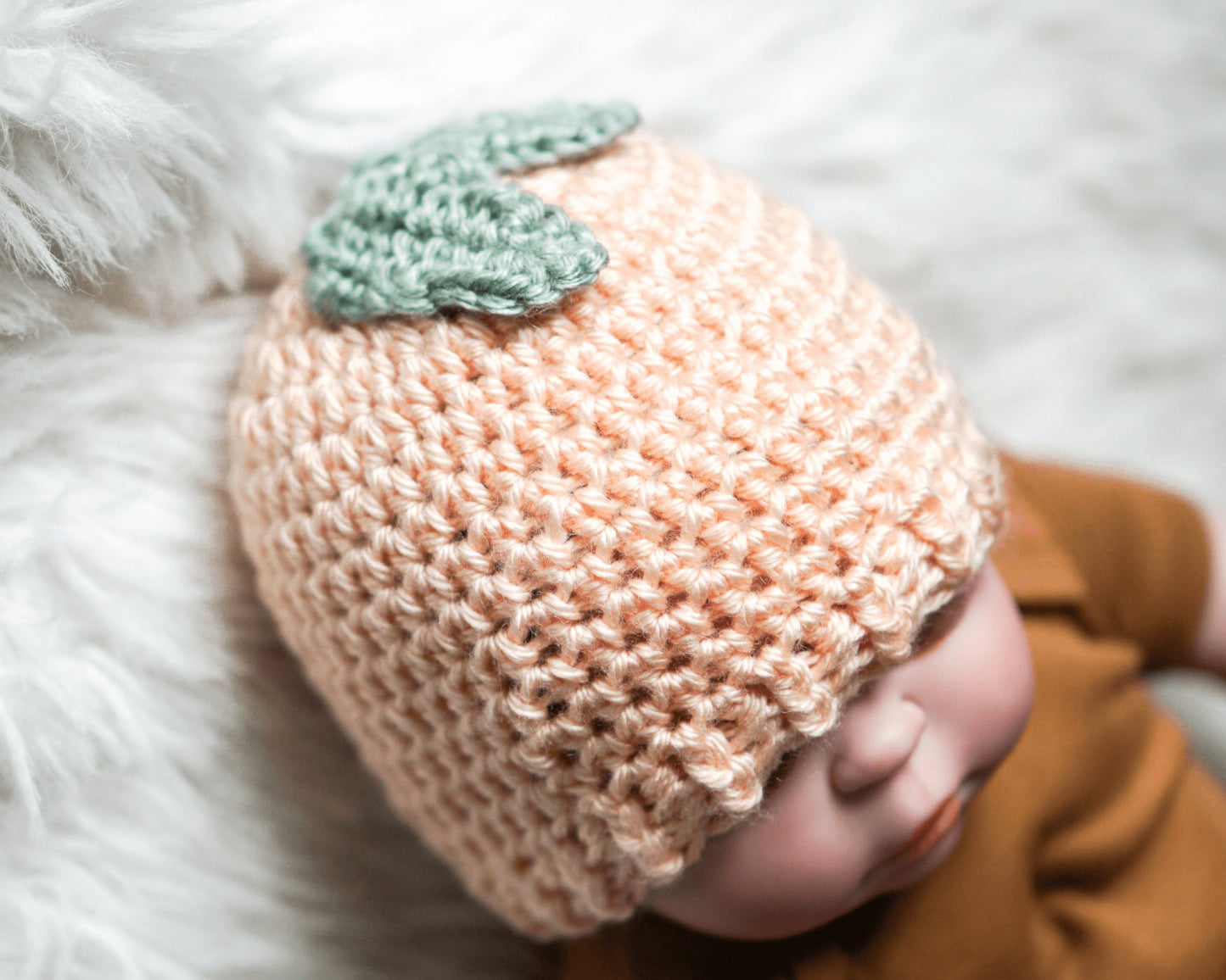 Patron au crochet - La tuque citron et pêche - Crochetmilie