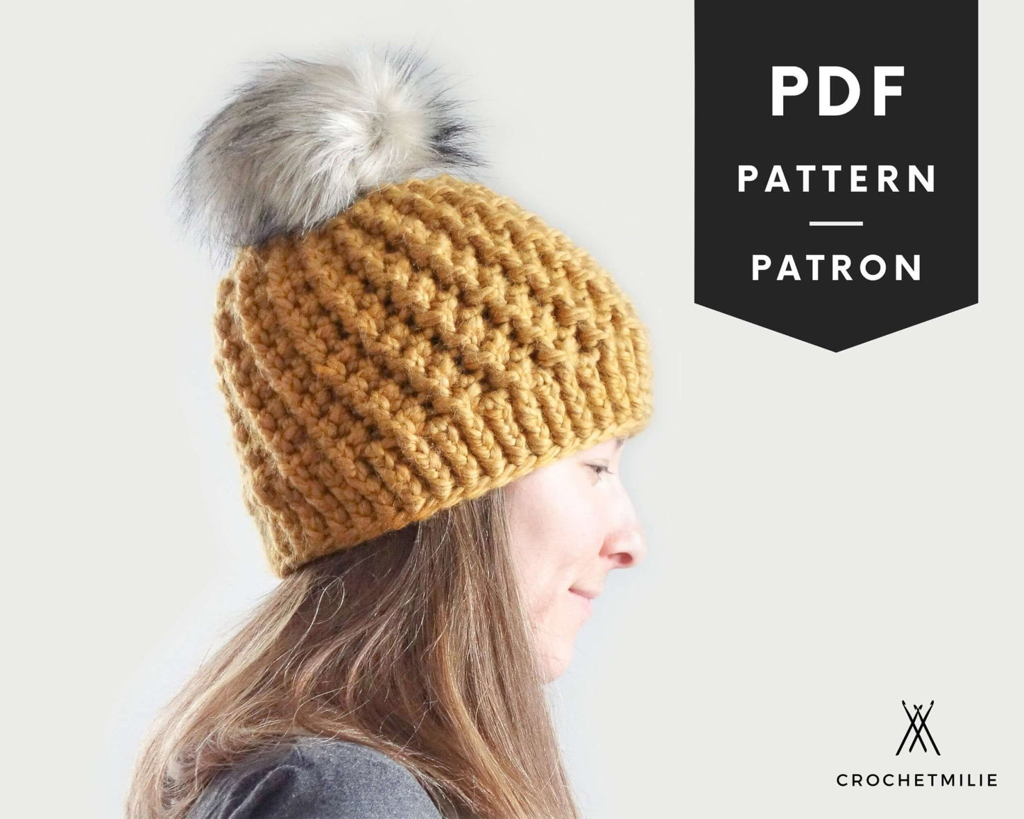 Patron au crochet - La tuque spirale - Crochetmilie