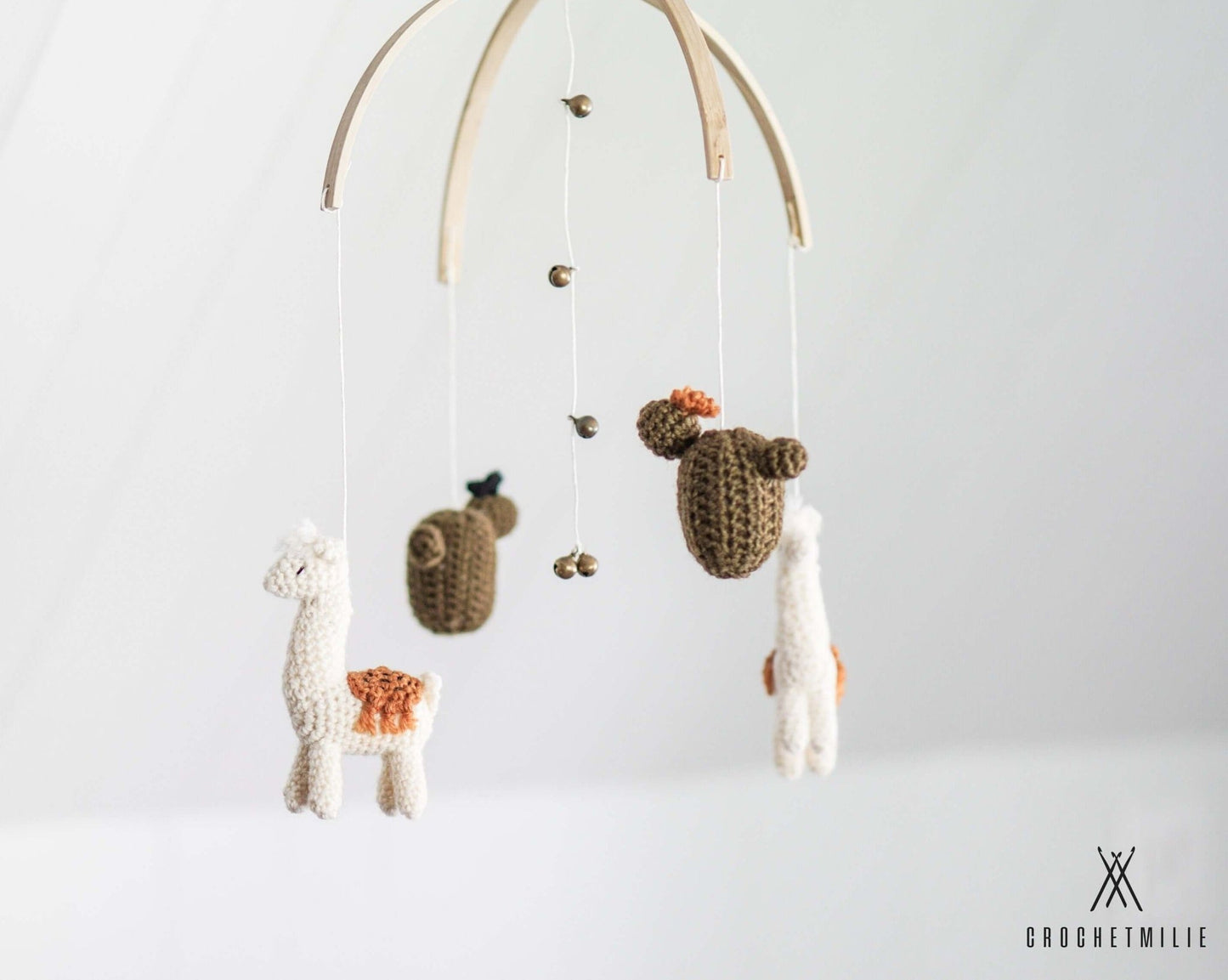 Patron au crochet - Lama et cactus - Crochetmilie