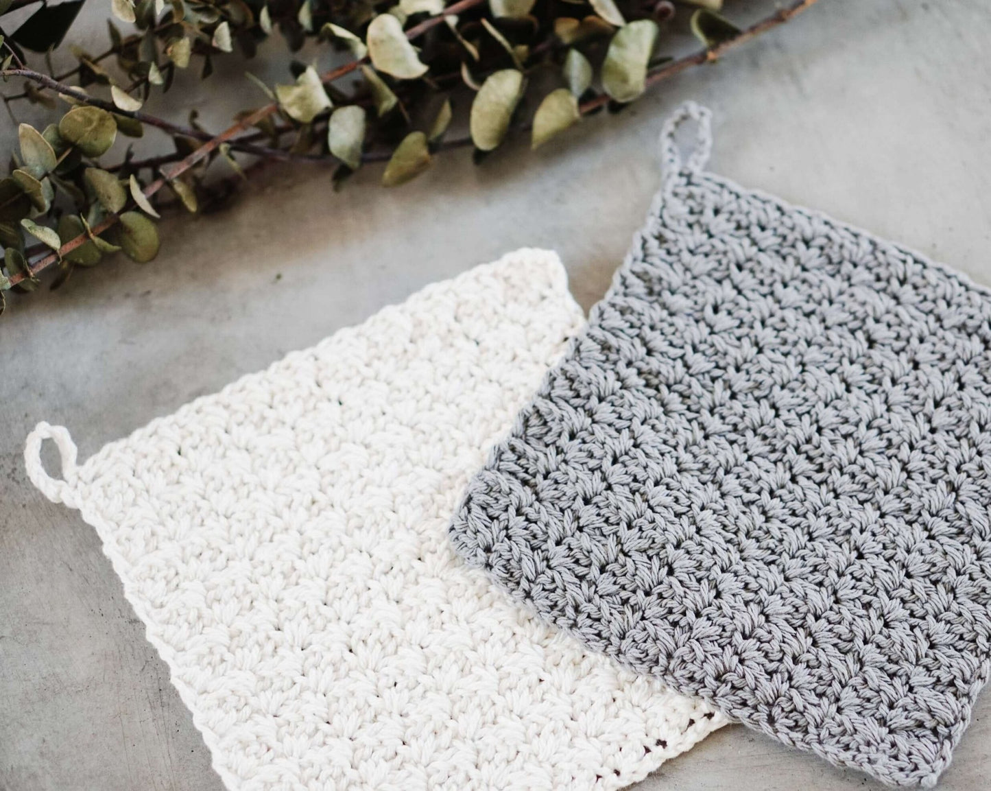 Patron au crochet - Lavette et démaquillants - Crochetmilie