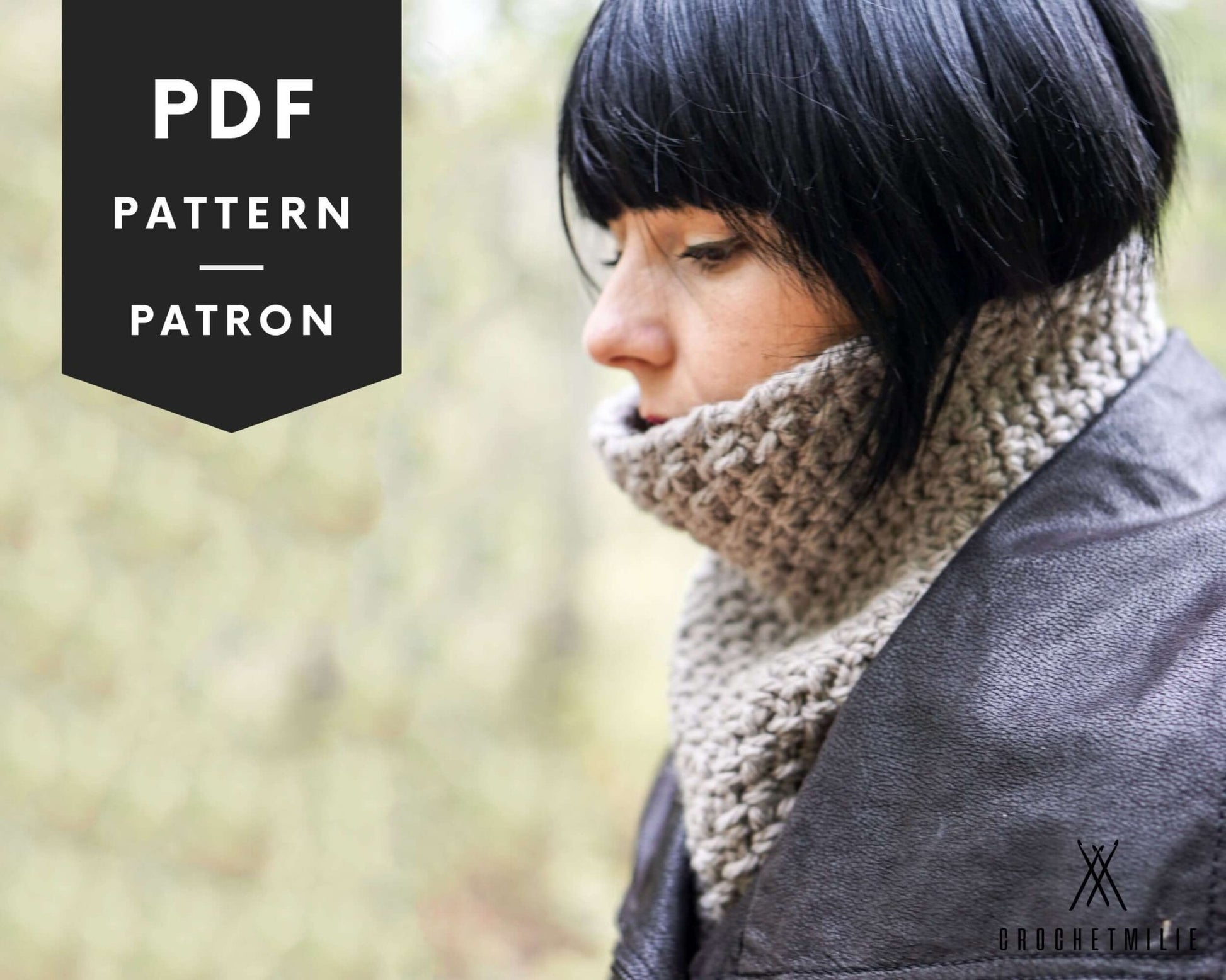 Patron au crochet - Le chaud cache-cou - Crochetmilie
