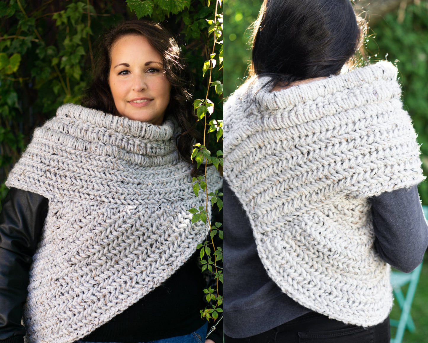 Patron au crochet - Le col Asymétrique - Crochetmilie