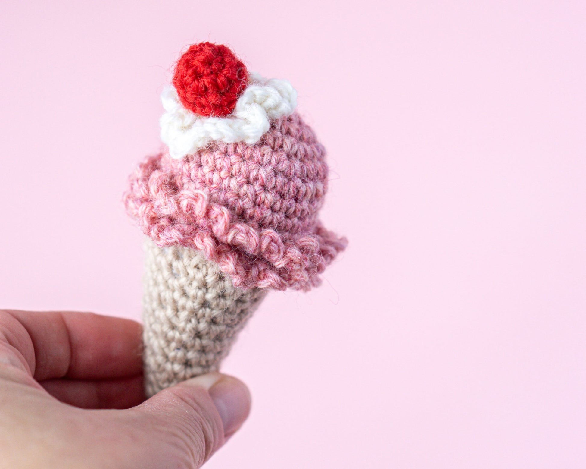 Patron au Crochet - Le cornet de crème glacée - Crochetmilie