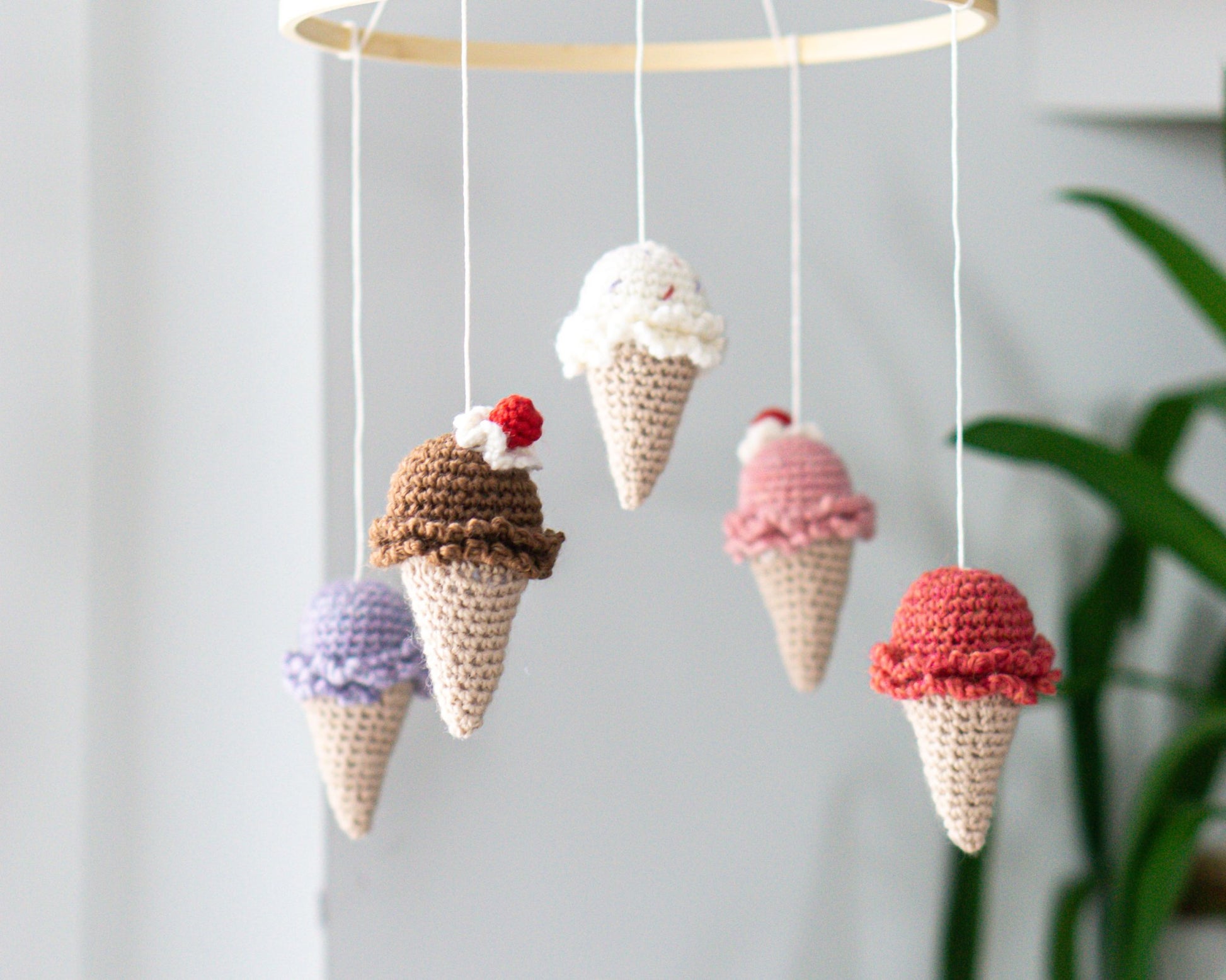 Patron au Crochet - Le cornet de crème glacée - Crochetmilie