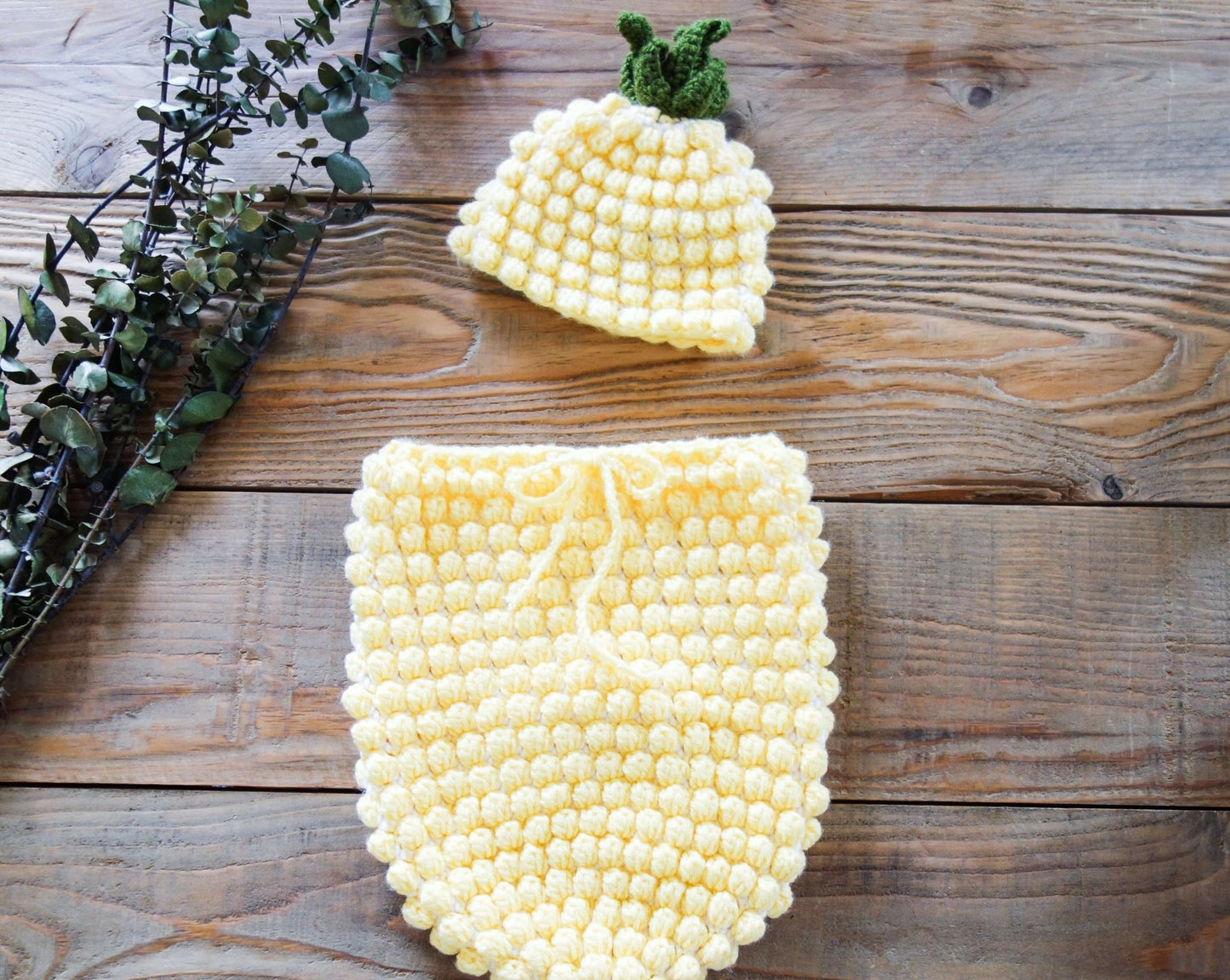 Patron au crochet - Le Costume d'ananas - Crochetmilie