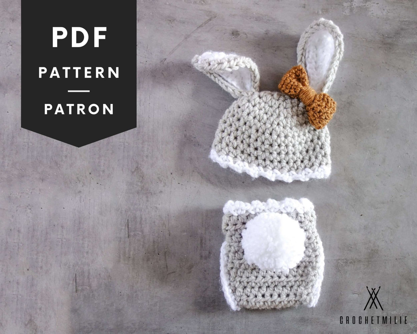 Patron au crochet - Le costume lapin - Crochetmilie