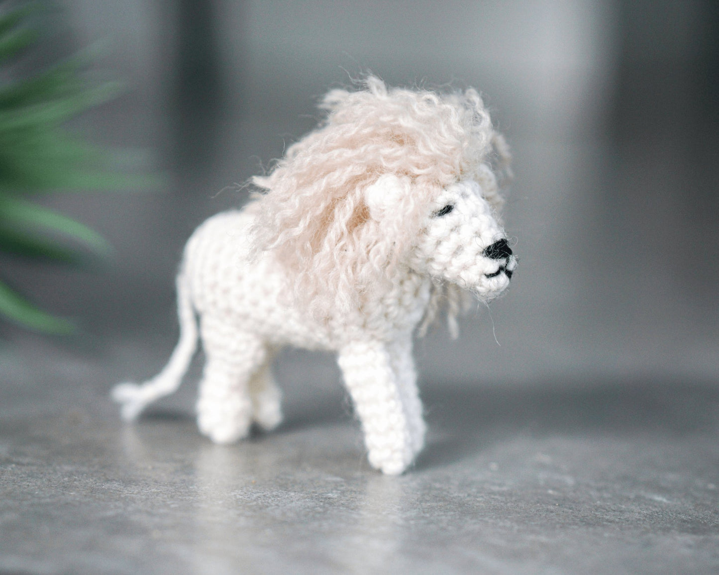 Patron au crochet - Le Lion Blanc - Crochetmilie
