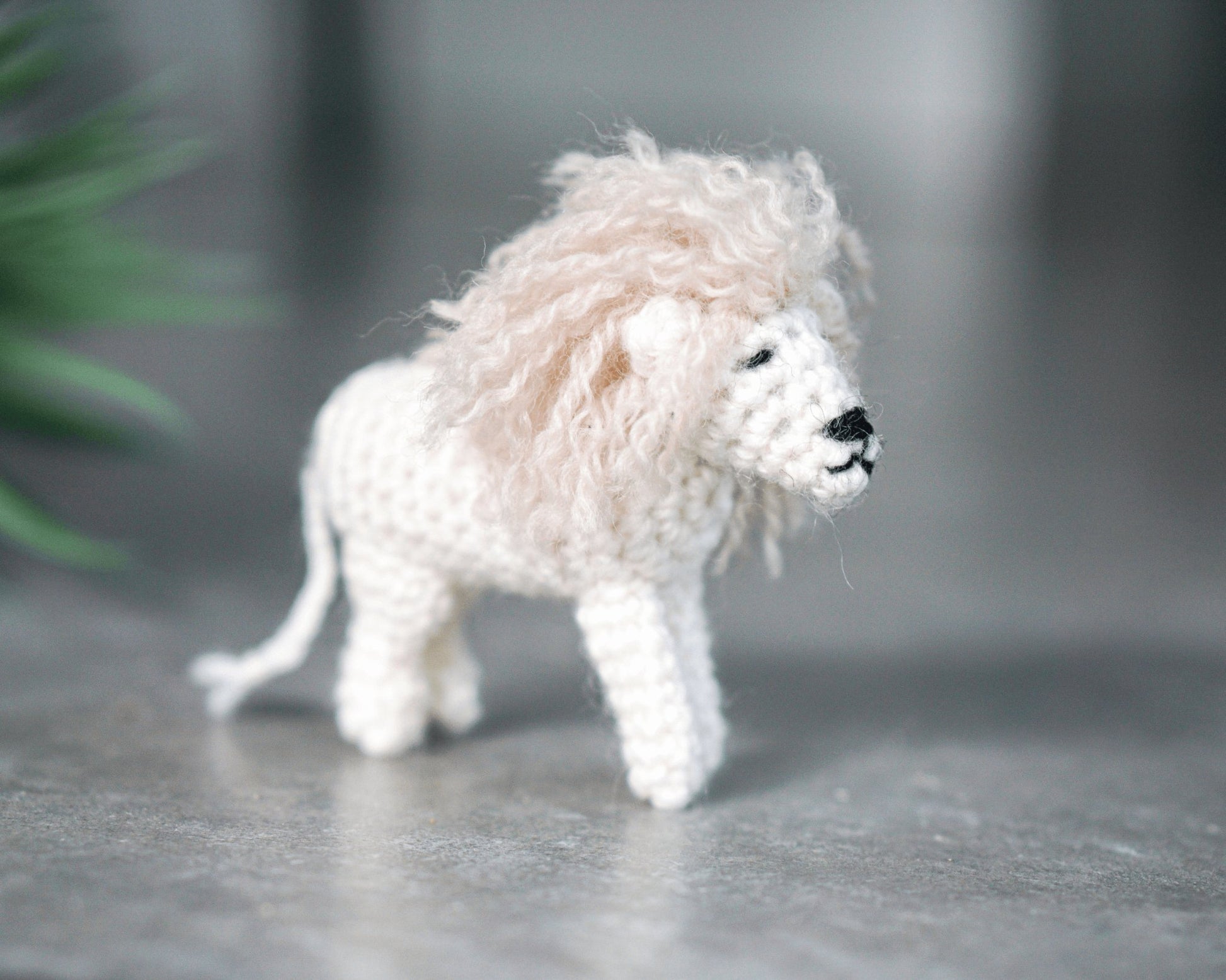 Patron au crochet - Le Lion Blanc - Crochetmilie