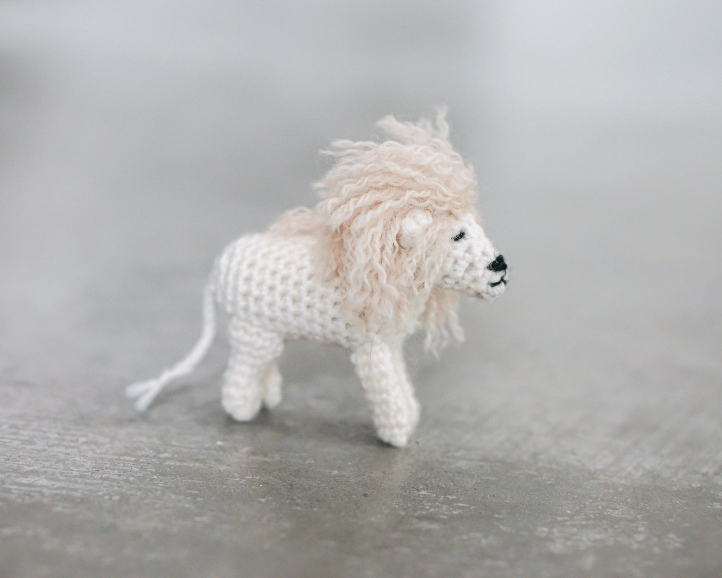 Patron au crochet - Le Lion Blanc - Crochetmilie