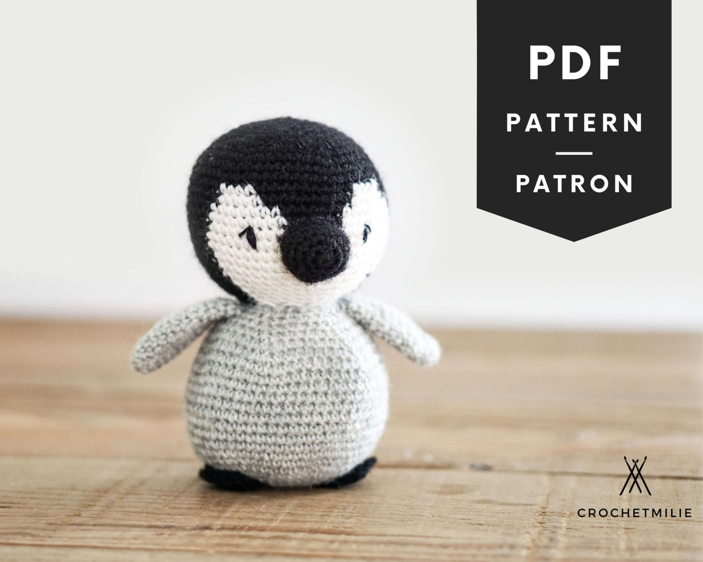 Patron au crochet - Le petit pingouin - Crochetmilie