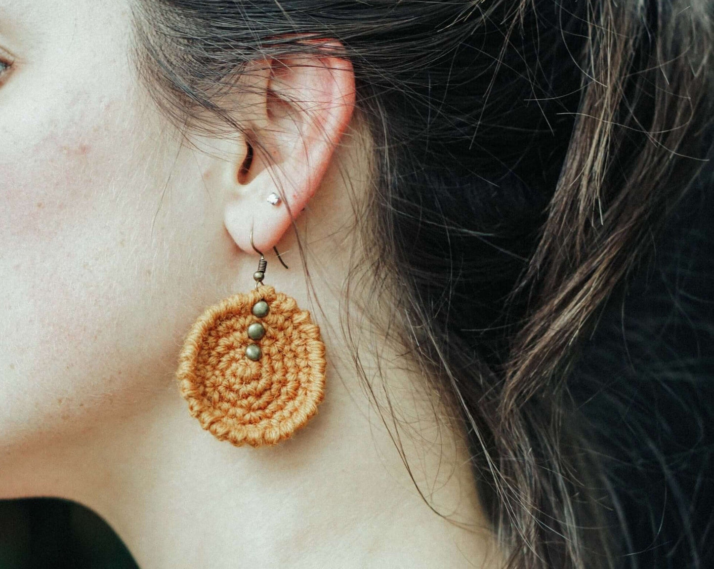 Patron au crochet - Les boucles d'oreilles boho - Crochetmilie