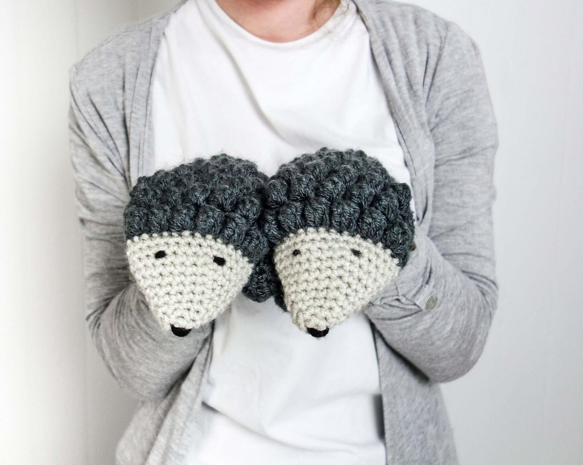 Patron au crochet - Les mitaines hérissons - Crochetmilie