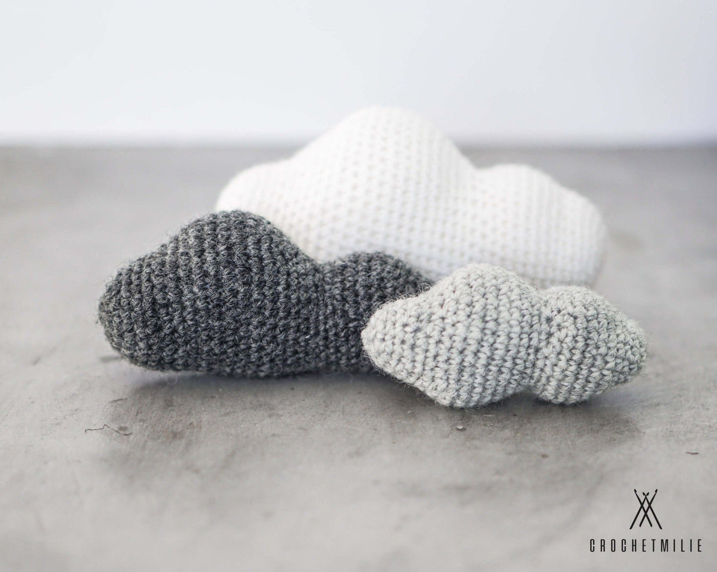 Patron au crochet - Les petits nuages - Crochetmilie