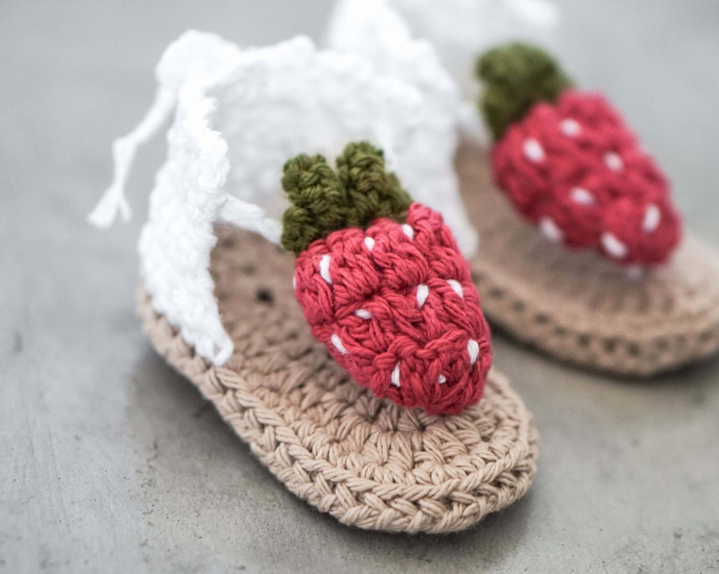 Patron au crochet - Les sandales fruitées - Crochetmilie