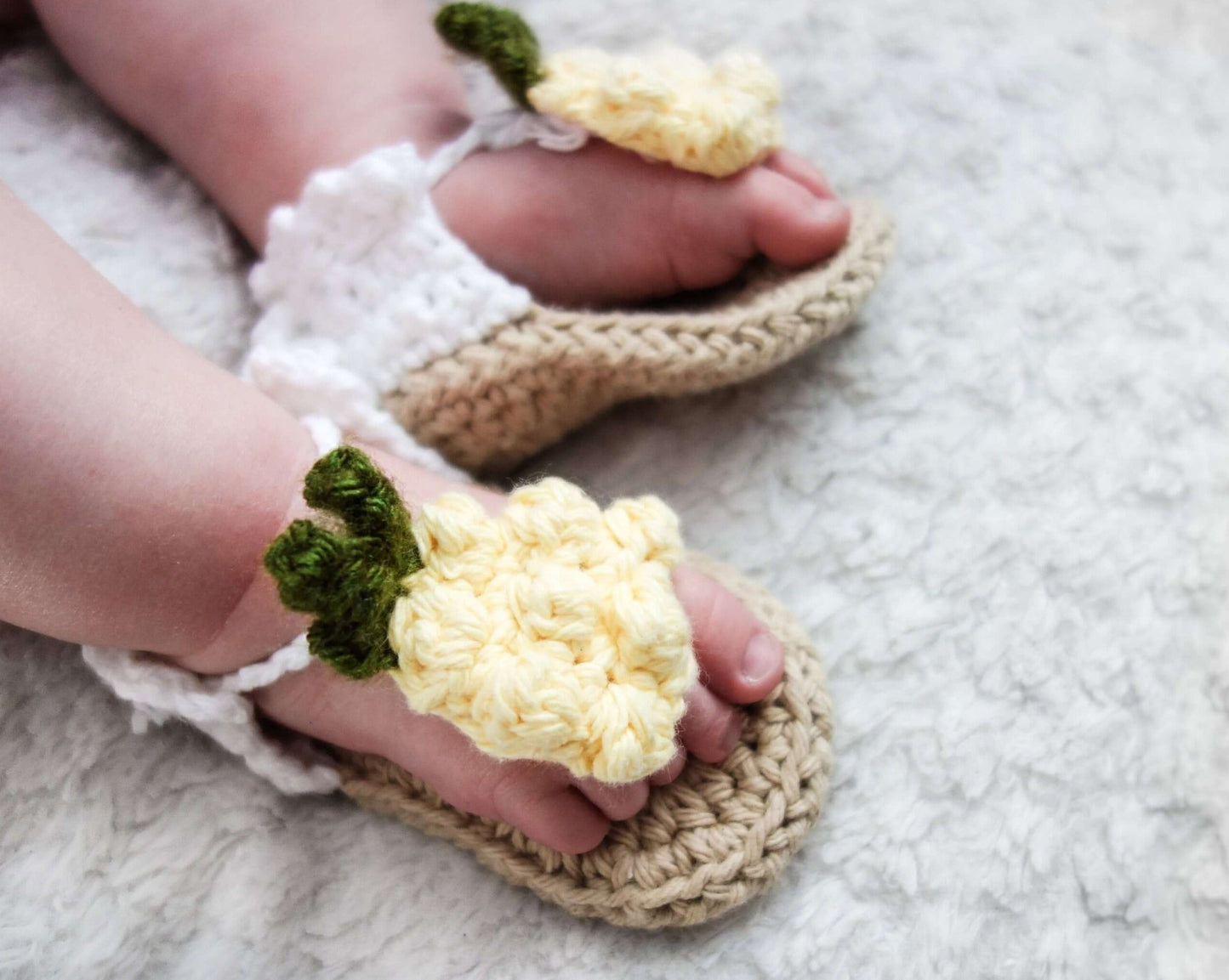Patron au crochet - Les sandales fruitées - Crochetmilie