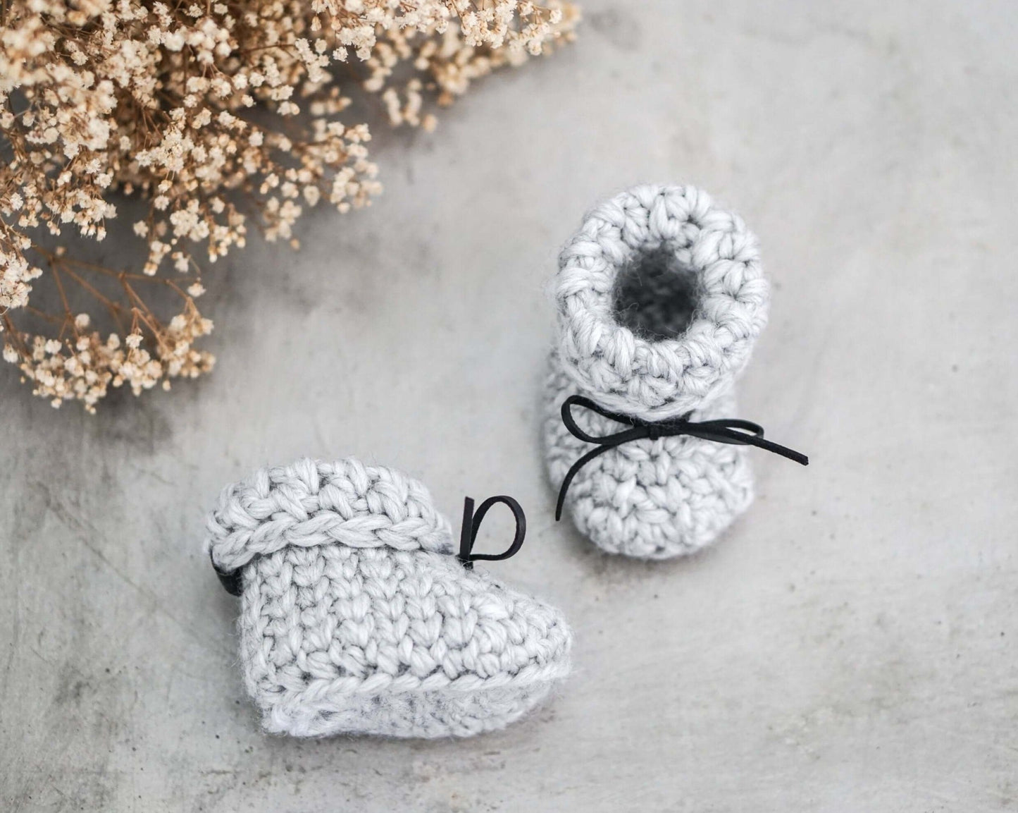 Patron au crochet - Mes premières bottines - Crochetmilie
