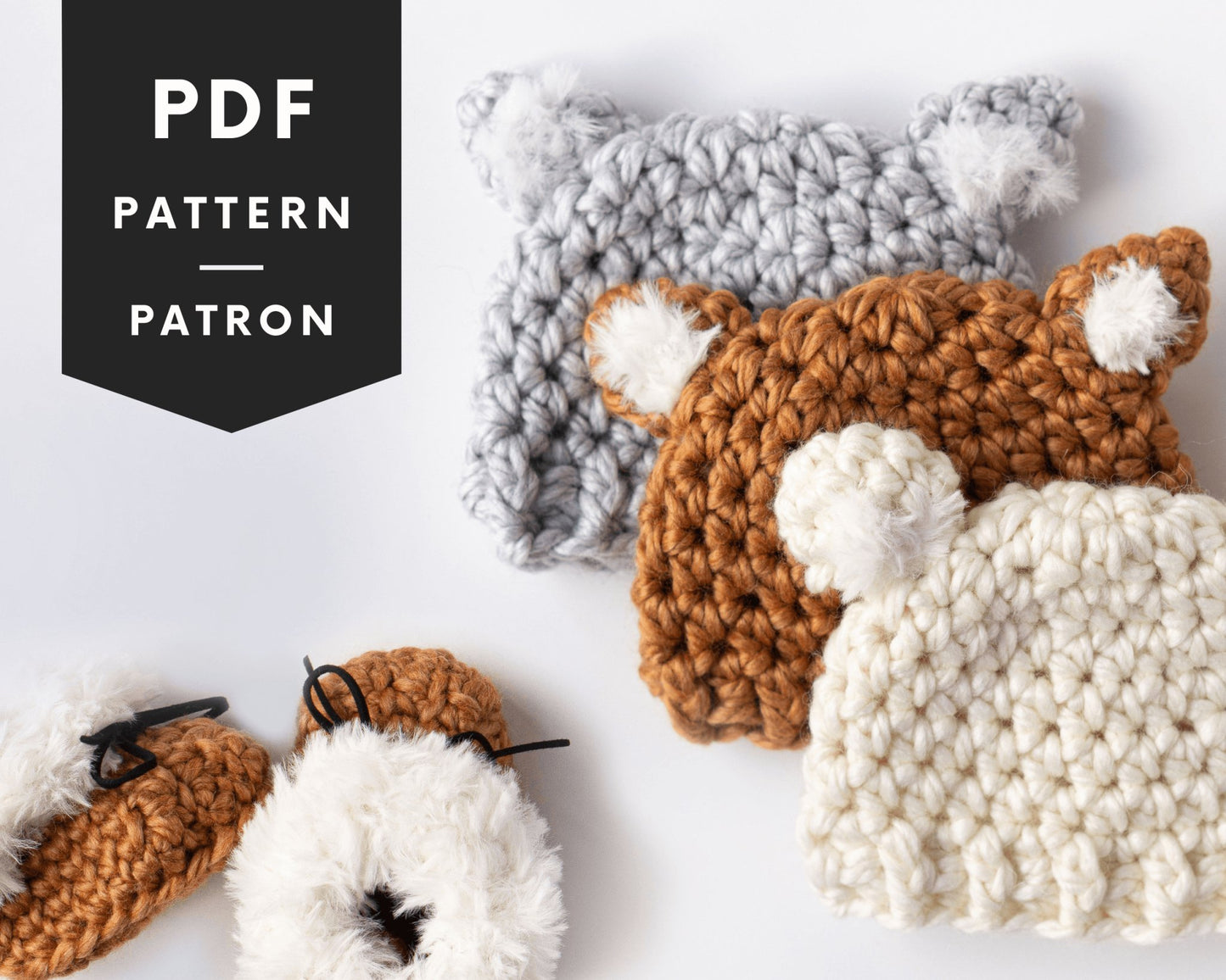 Patron au Crochet - Petits Kits Nordiques - Crochetmilie