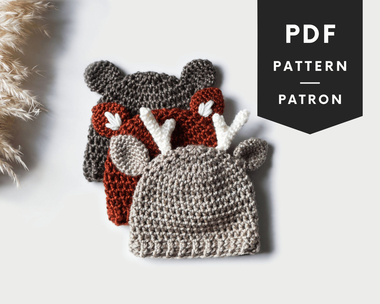 Patron au crochet - Tuques des bois - Crochetmilie