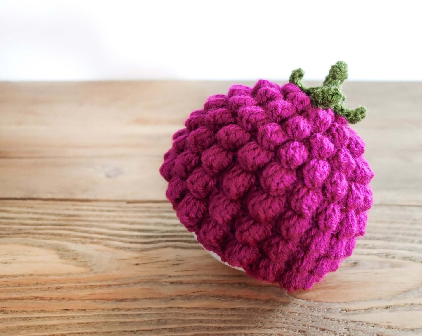 Patron au crochet - Une tête de framboise - Crochetmilie