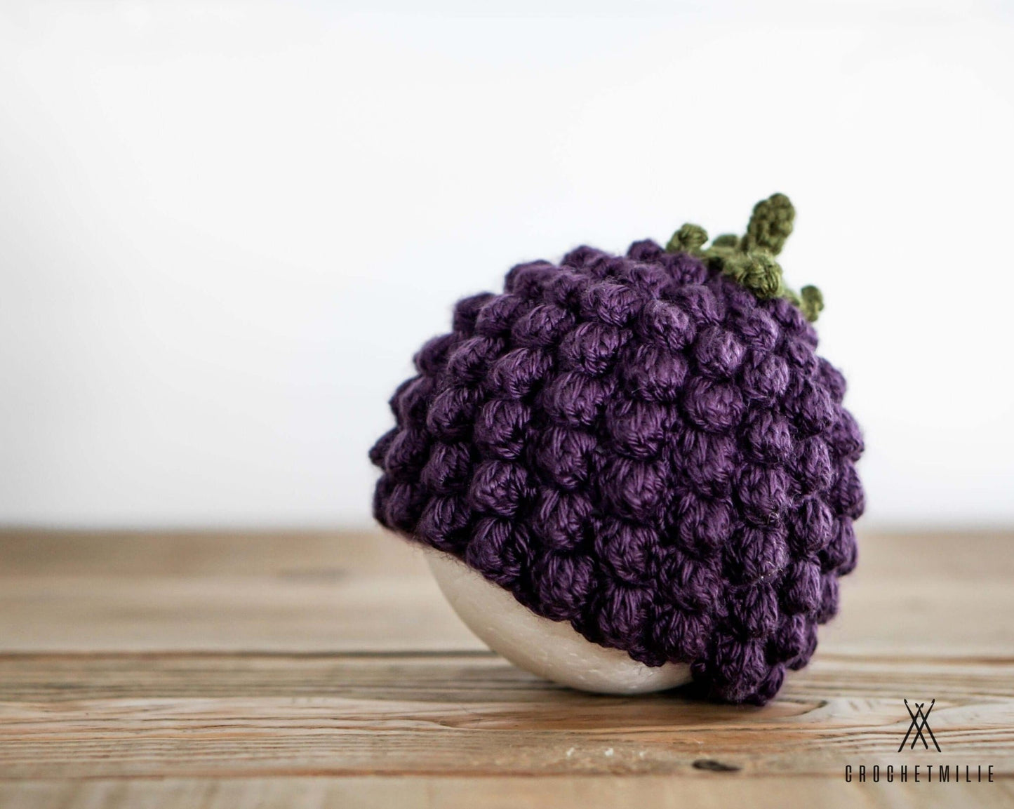 Patron au crochet - Une tête de framboise - Crochetmilie