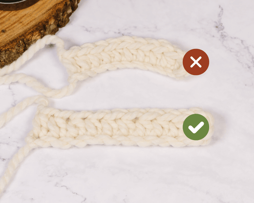 Astuce Crochet: Obtenir un rang droit - Crochetmilie