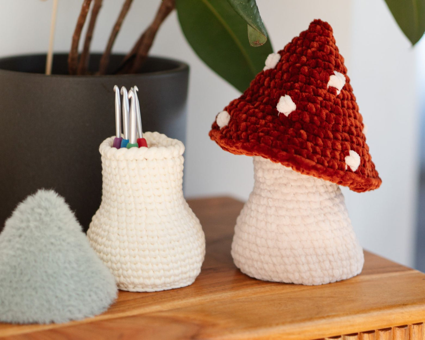 Patron au crochet - Champignon à tout faire