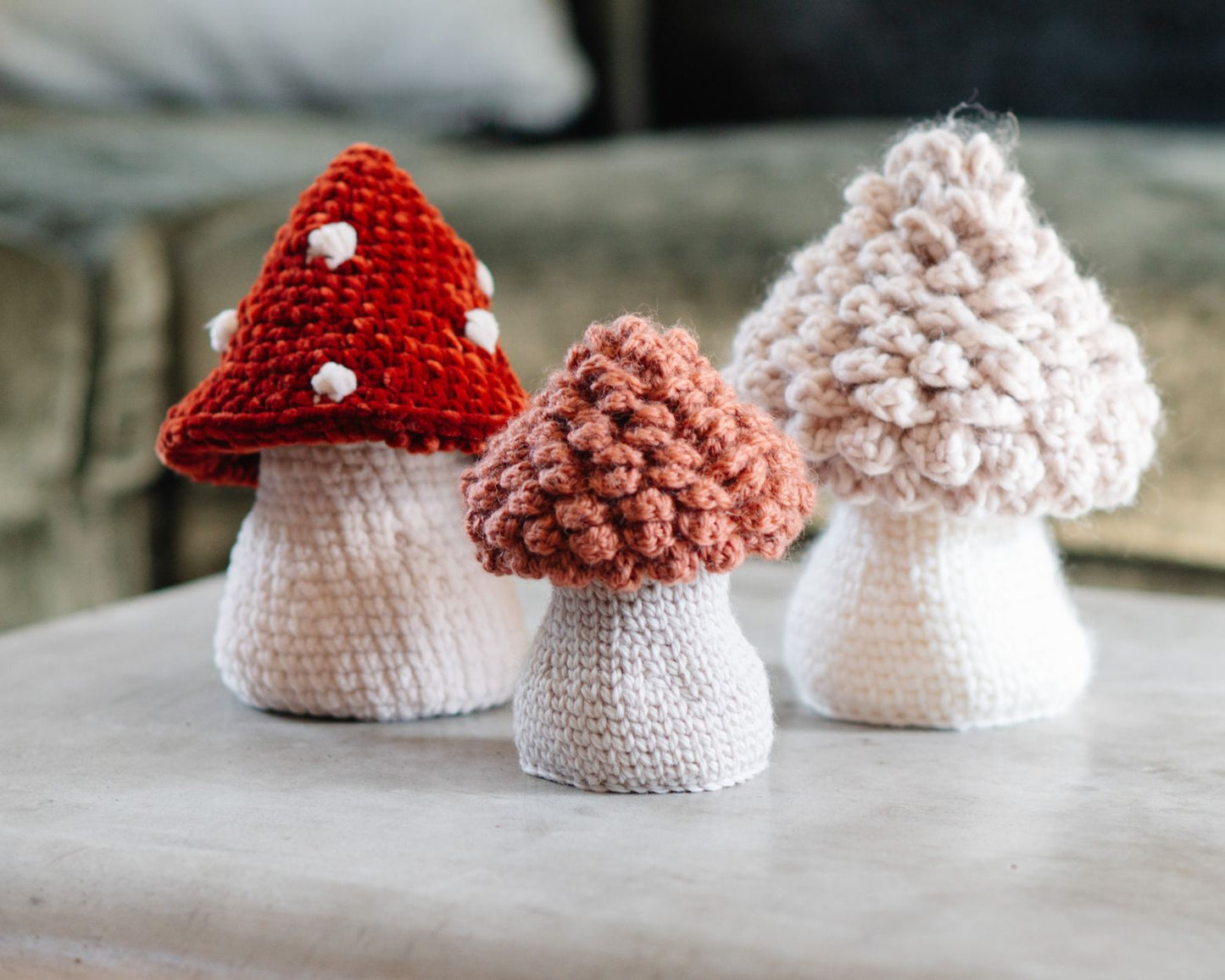 Patron au crochet - Champignon à tout faire