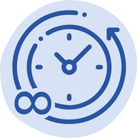 <p>Accès illimité<br>à vie</p>