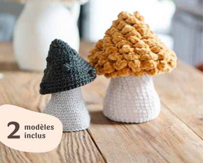 Patron au crochet - Champignon à tout faire