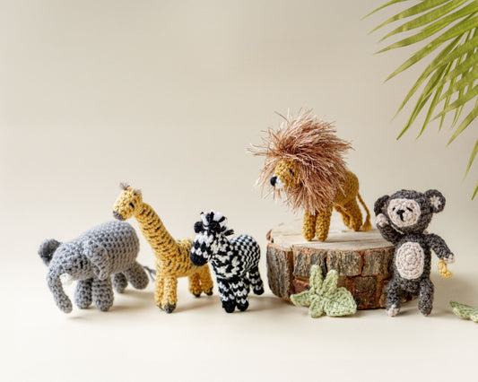 Patron au crochet - Les animaux du safari