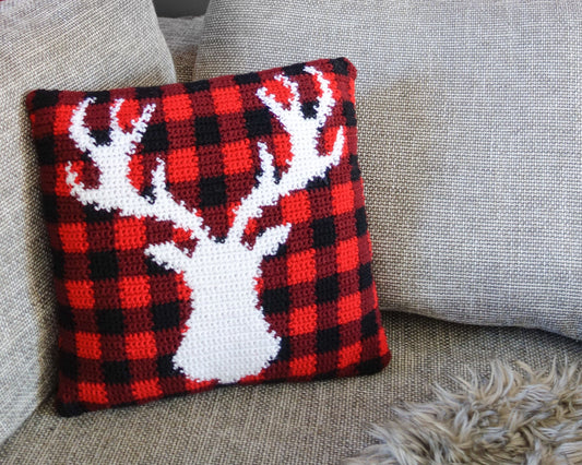 Patron au crochet - Le coussin rustique