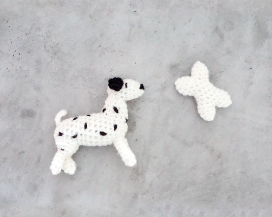 Patron au crochet - Le petit dalmatien