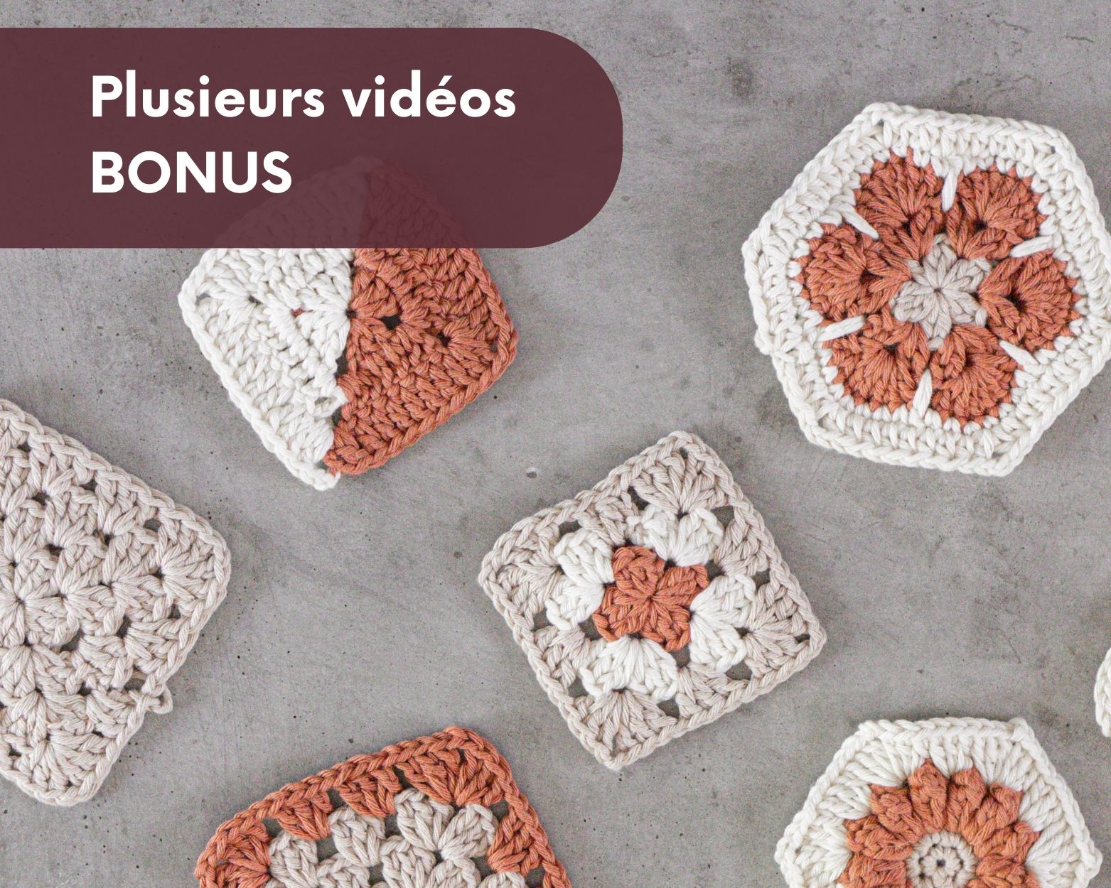 Cours de crochet "Les Granny Squares" - Crochetmilie